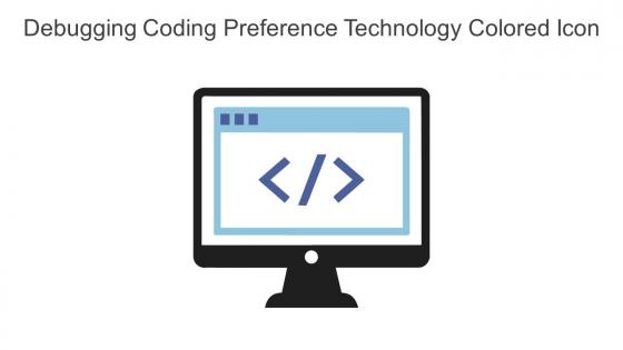 Debugging Coding Preference Technology Colored Icon In Powerpoint Pptx Png And Editable Eps Format