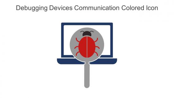 Debugging Devices Communication Colored Icon In Powerpoint Pptx Png And Editable Eps Format