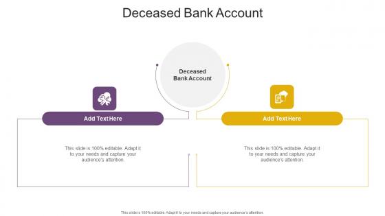 Deceased Bank Account In Powerpoint And Google Slides Cpb