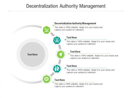 Decentralization authority management ppt powerpoint presentation inspiration show cpb