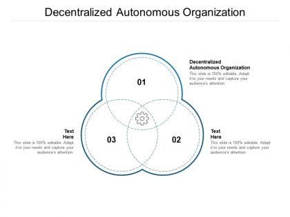 Decentralized autonomous organization ppt powerpoint presentation icon introduction cpb