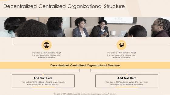 Decentralized Centralized Organizational Structure In Powerpoint And Google Slides Cpb