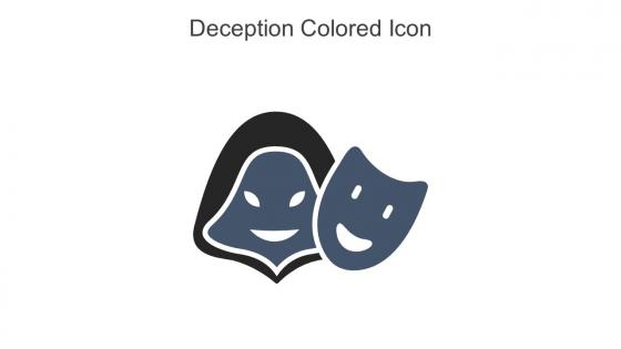 Deception Colored Icon In Powerpoint Pptx Png And Editable Eps Format
