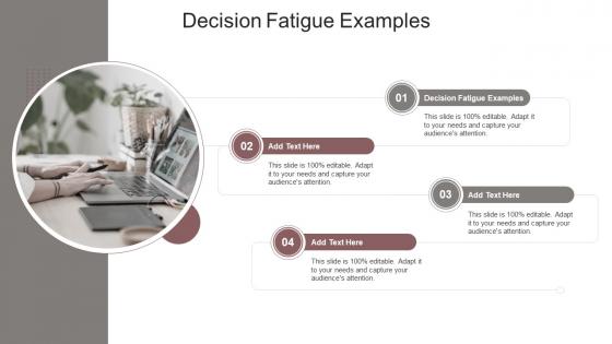 Decision Fatigue Examples In Powerpoint And Google Slides Cpb