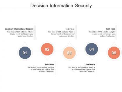 Decision information security ppt powerpoint presentation layouts objects cpb