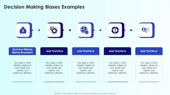 Decision Making Biases Examples In Powerpoint And Google Slides Cpb