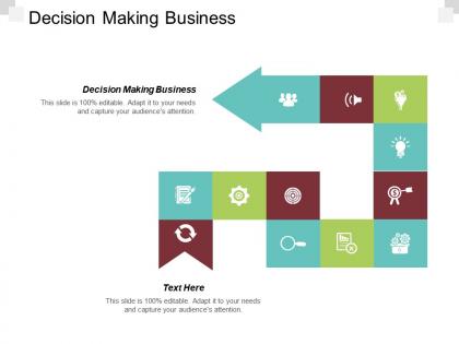 Decision making business ppt powerpoint presentation infographic template sample cpb