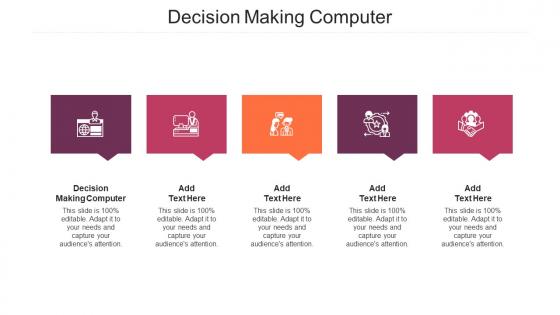 Decision Making Computer Ppt Powerpoint Presentation Model Information Cpb
