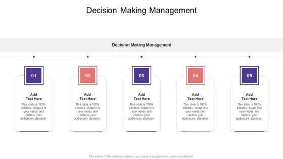 Decision Making Management In Powerpoint And Google Slides Cpb