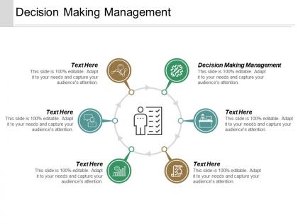 Decision making management ppt powerpoint presentation inspiration professional cpb