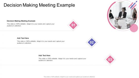 Decision Making Meeting Example In Powerpoint And Google Slides Cpb