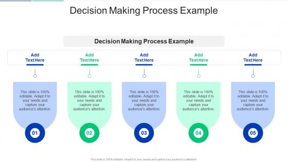 Decision Making Process Example In Powerpoint And Google Slides Cpb