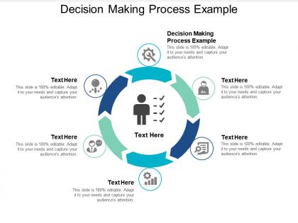 Decision making process example ppt powerpoint presentation icon graphics template cpb