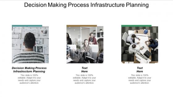 Decision making process infrastructure planning ppt powerpoint presentation gallery skills cpb