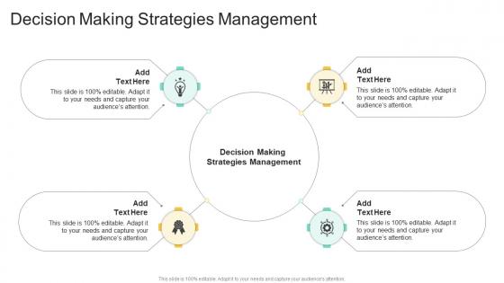 Decision Making Strategies Management In Powerpoint And Google Slides Cpb