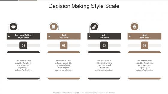 Decision Making Style Scale In Powerpoint And Google Slides Cpb