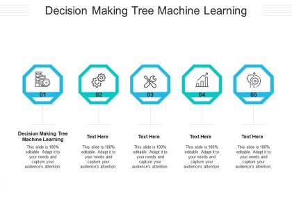 Decision making tree machine learning ppt powerpoint presentation summary diagrams cpb