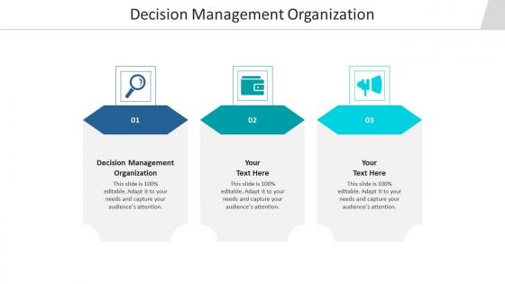 Decision management organization ppt powerpoint presentation styles graphics design cpb