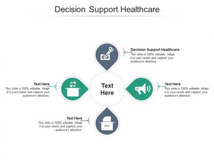 Decision support healthcare ppt powerpoint presentation slides format cpb
