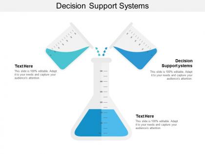 Decision support systems ppt powerpoint presentation professional clipart cpb