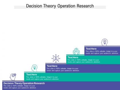 Decision theory operation research ppt powerpoint presentation file styles cpb