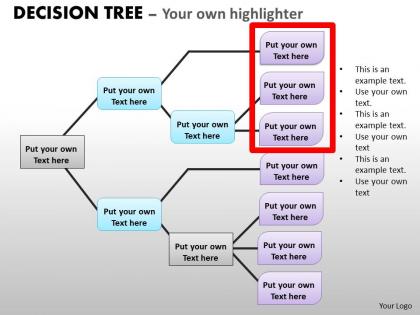 Decision tree ppt drawing diagram 15