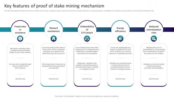 Decoding Blockchain Mining Key Features Of Proof Of Stake Mining Mechanism BCT SS V