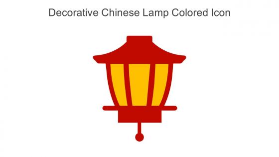 Decorative Chinese Lamp Colored Icon In Powerpoint Pptx Png And Editable Eps Format