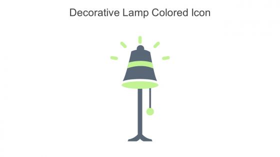 Decorative Lamp Colored Icon In Powerpoint Pptx Png And Editable Eps Format