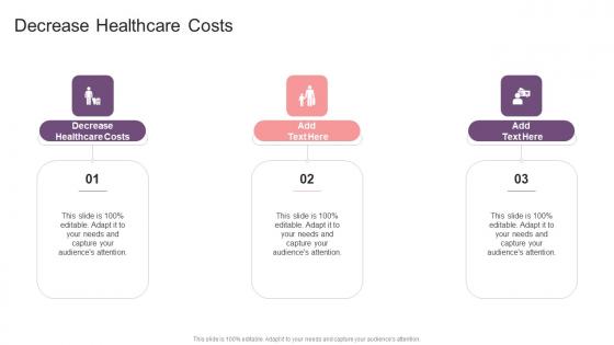 Decrease Healthcare Costs In Powerpoint And Google Slides Cpb