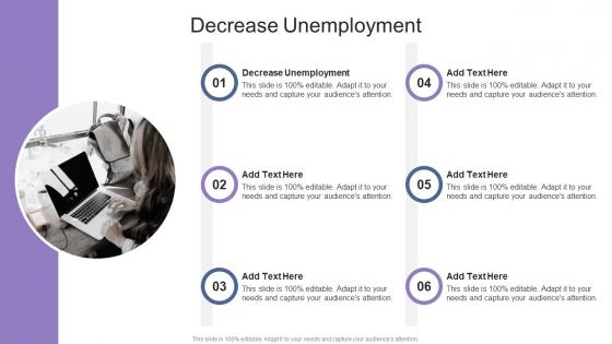 Decrease Unemployment In Powerpoint And Google Slides Cpb