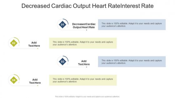 Decreased Cardiac Output Heart Rateinterest Rate In Powerpoint And Google Slides Cpb