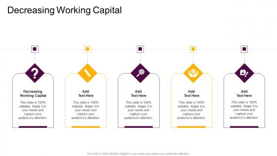 Decreasing Working Capital In Powerpoint And Google Slides Cpb