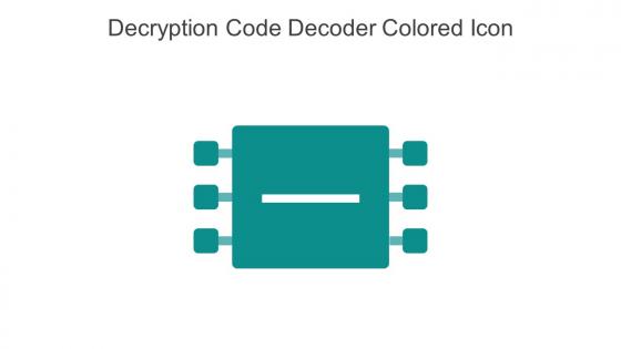 Decryption Code Decoder Colored Icon In Powerpoint Pptx Png And Editable Eps Format