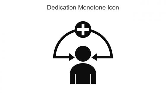 Dedication Monotone Icon In Powerpoint Pptx Png And Editable Eps Format