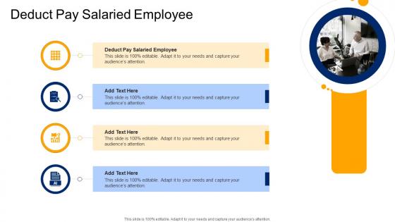 Deduct Pay Salaried Employee In Powerpoint And Google Slides Cpb