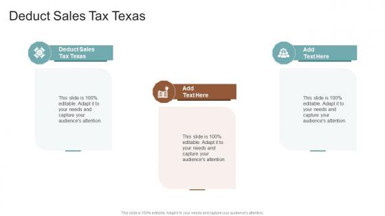 Deduct Sales Tax Texas In Powerpoint And Google Slides Cpb