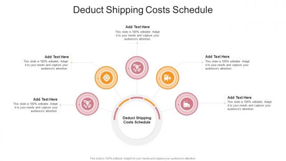 Deduct Shipping Costs Schedule In Powerpoint And Google Slides Cpb