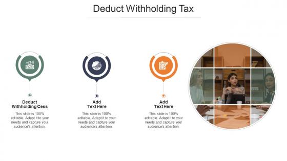 Deduct Withholding Cess In Powerpoint And Google Slides Cpb