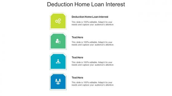 Deduction home loan interest ppt powerpoint presentation styles aids cpb