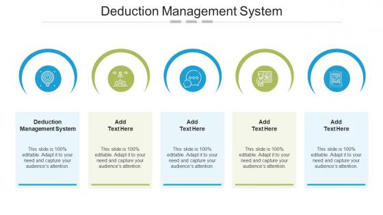 Deduction Management System Ppt Powerpoint Presentation Infographics Graphic Tips Cpb
