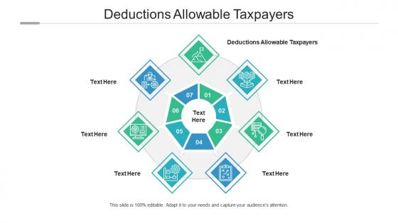 Deductions allowable taxpayers ppt powerpoint presentation model example cpb