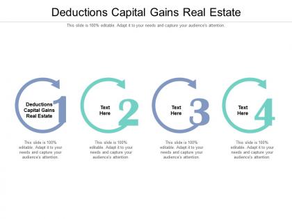 Deductions capital gains real estate ppt powerpoint presentation portfolio microsoft cpb