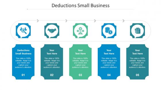 Deductions Small Business Ppt Powerpoint Presentation Ideas Grid Cpb