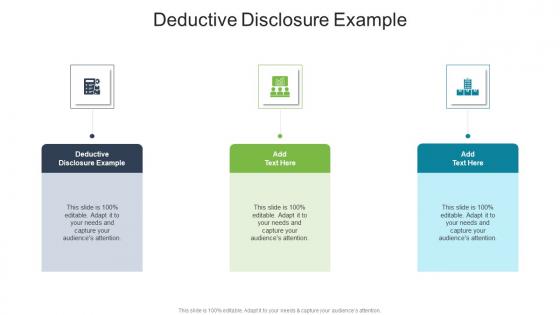 Deductive Disclosure Example In Powerpoint And Google Slides Cpb