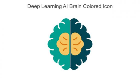 Deep Learning Ai Brain Colored Icon In Powerpoint Pptx Png And Editable Eps Format