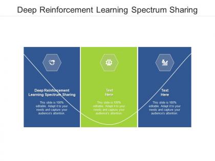 Deep reinforcement learning spectrum sharing ppt powerpoint presentation show cpb