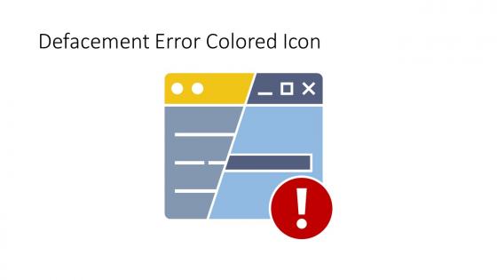 Defacement Error Colored Icon In Powerpoint Pptx Png And Editable Eps Format