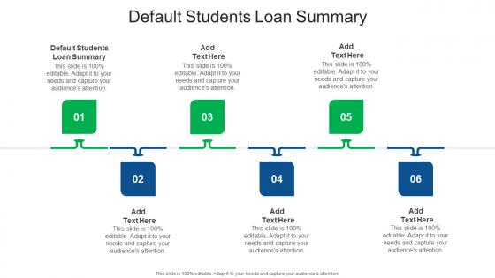 Default Students Loan Summary In Powerpoint And Google Slides Cpb