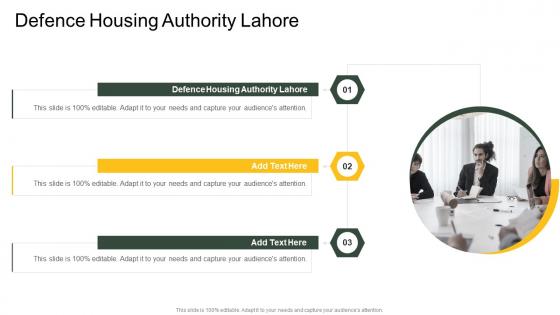 Defence Housing Authority Lahore In Powerpoint And Google Slides Cpb
